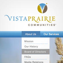 Vista Prairie Web Site